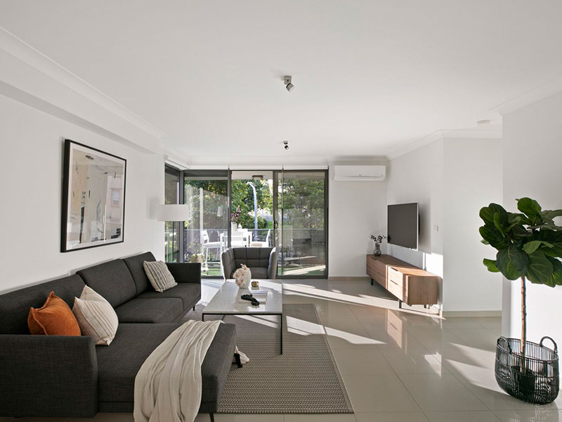 Home Buyer in Alexandria, Sydney - Living Room