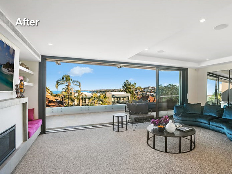 Renovation Purchase in O'Donnell St, North Bondi, Sydney - Living Room After