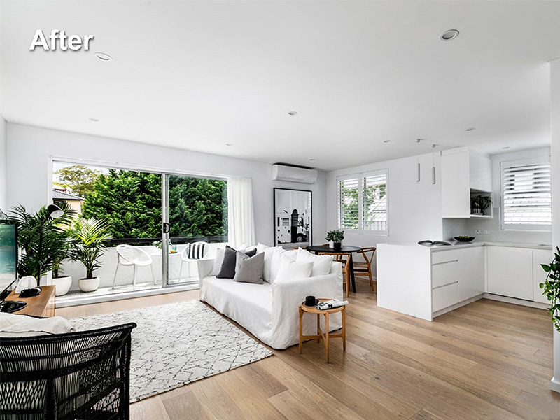 Renovation Purchase in Bondi, Sydney - Living Room After