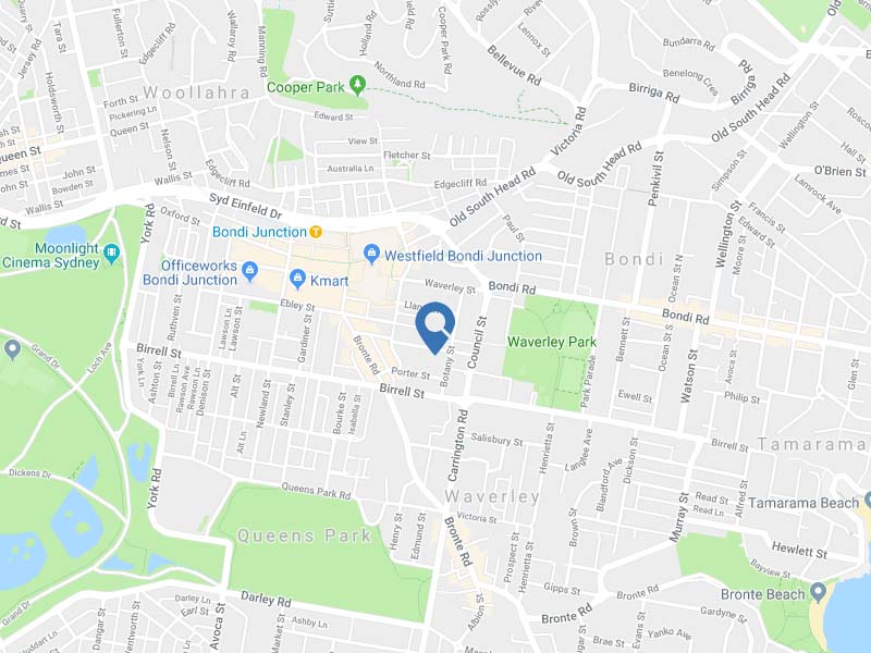 Home Buyer in Bondi Junction, Sydney - Map