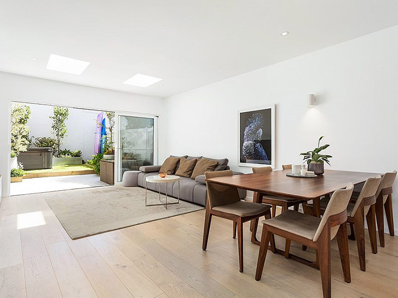 Recent Sale in Queens Park, Sydney - Living Room and Dining Room