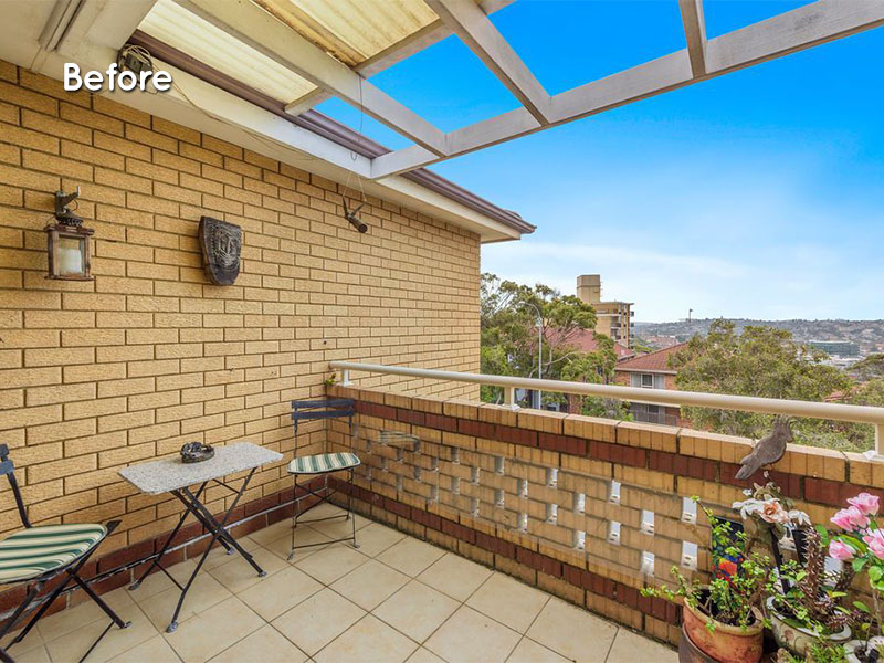 Investment Property in Bondi Beach, Sydney - Balcony Before