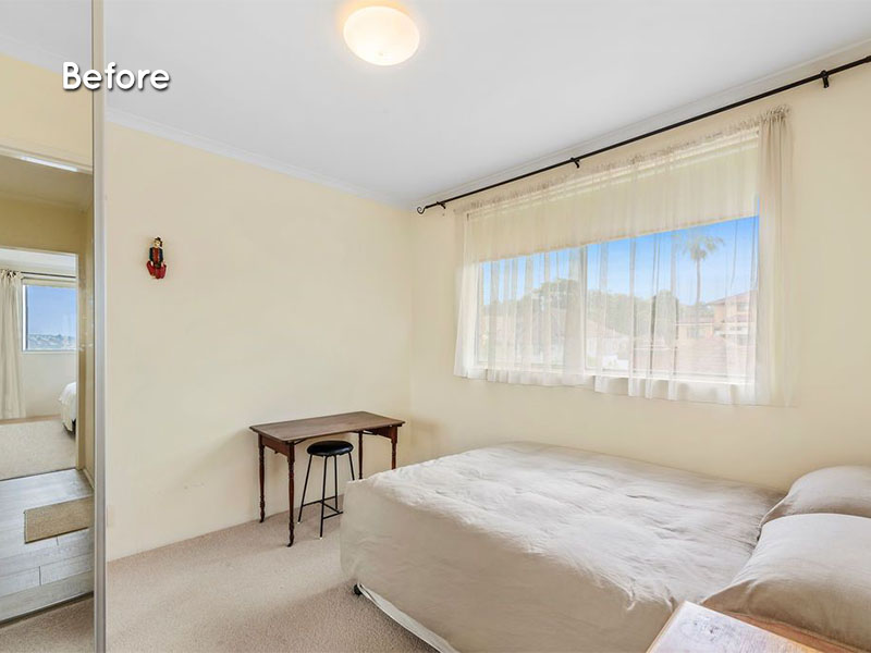 Investment Property in Bondi Beach, Sydney - Bedroom Before