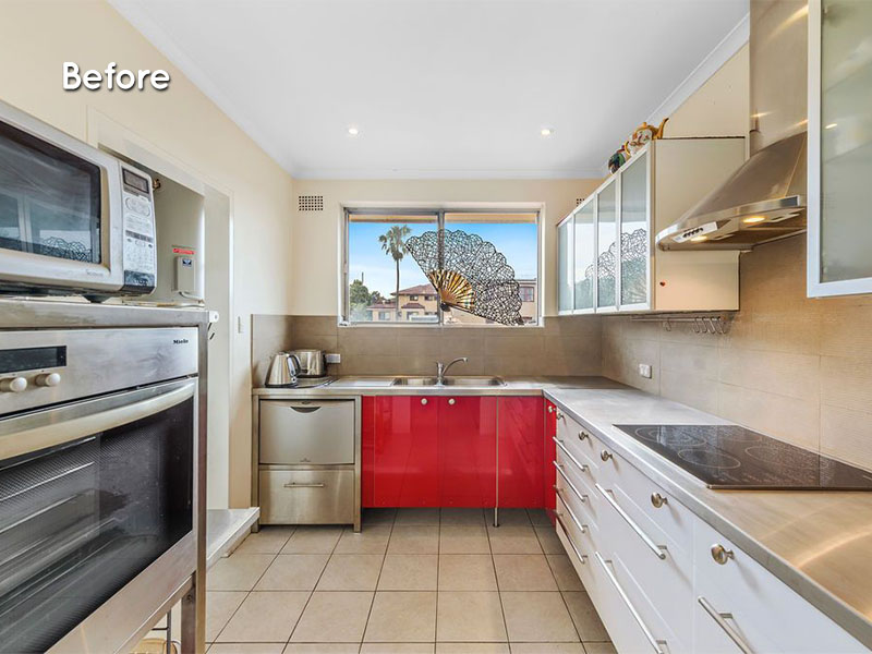 Investment Property in Bondi Beach, Sydney - Kitchen Before