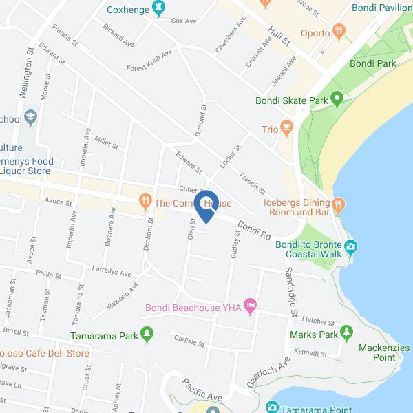 Buyers Agent Purchase – Bondi Road, Bondi Beach, Eastern Suburbs, Sydney - Map