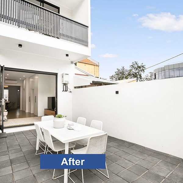 Buyers Agent Purchase – Ebley St, Bondi Junction, Sydney - Backyard After